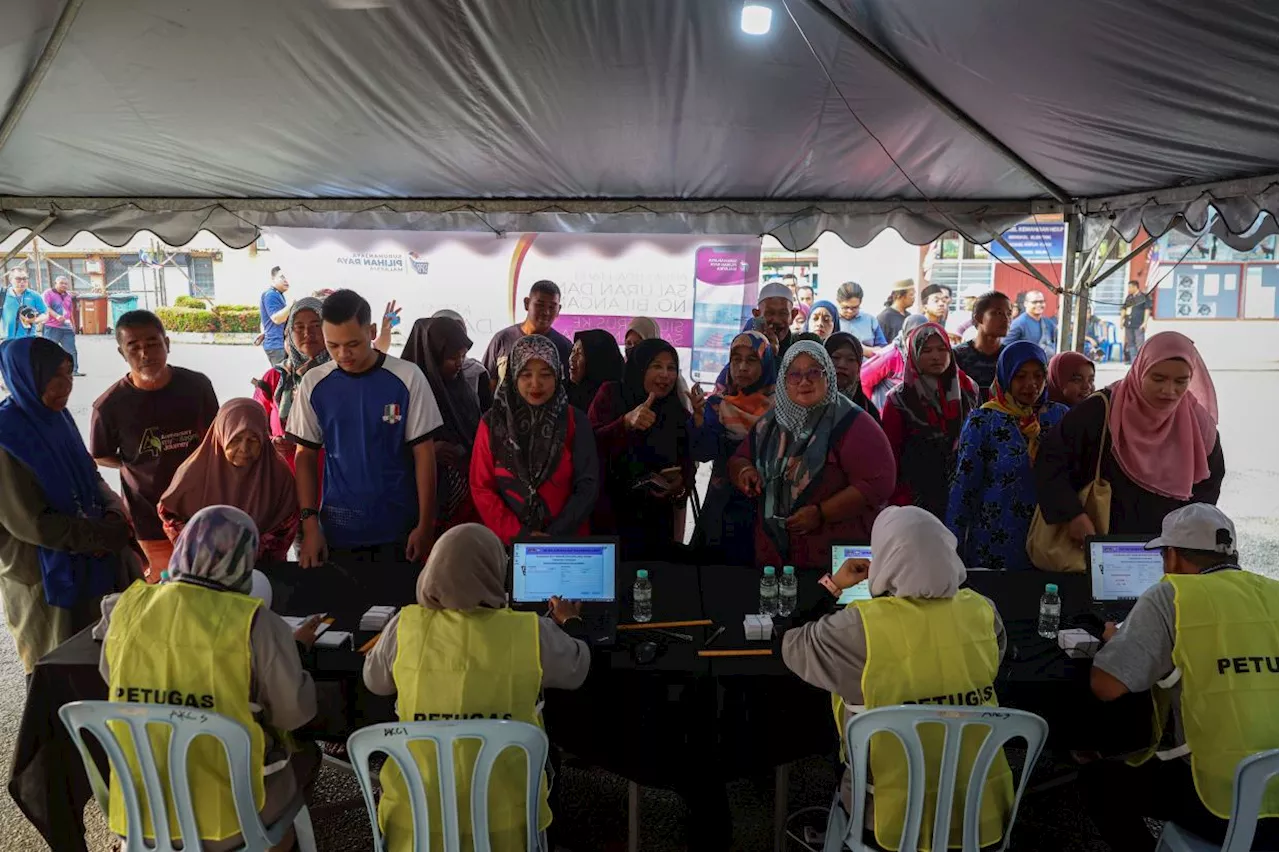 Pelangai polls: 53% voter turnout as of 1PM, says EC