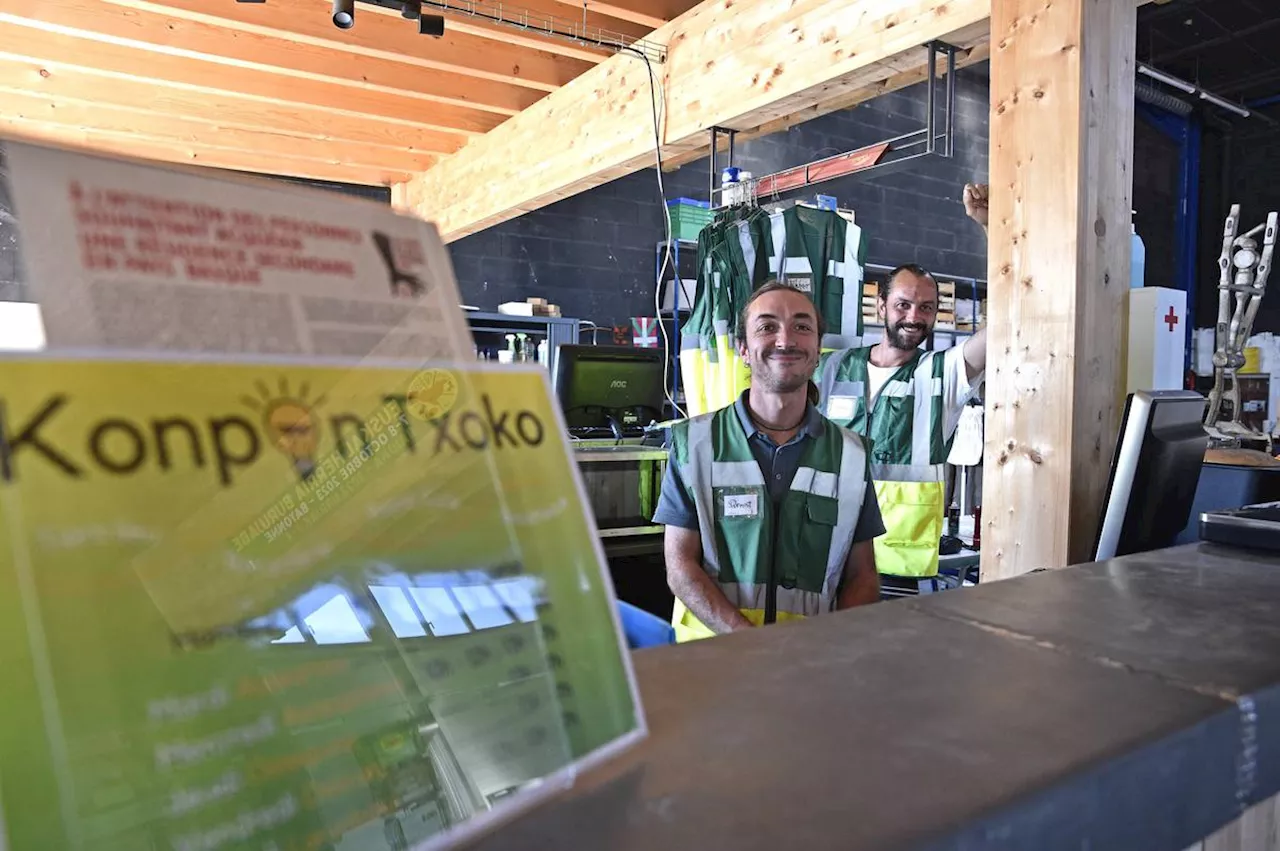 Économie circulaire : à Bayonne, Konpon txoko s’offre une seconde vie