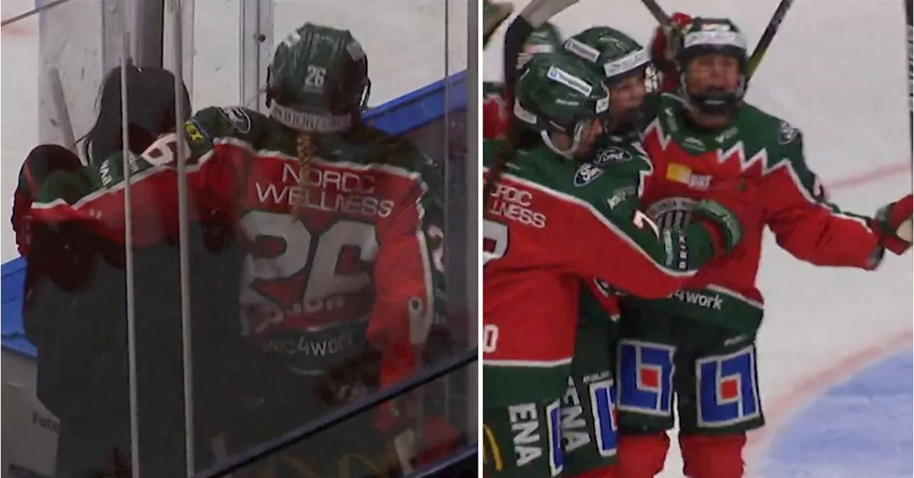 Ishockey: Hanna Olssons supermatch – stor hjälte trots skadan