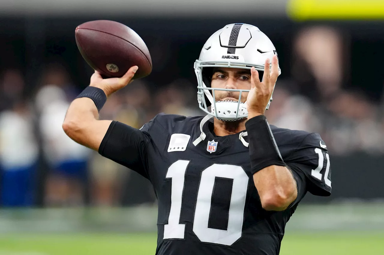 Raiders’ Jimmy Garoppolo clears concussion protocol, will start vs. Packers