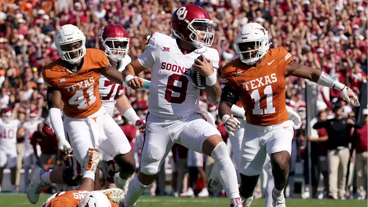 Gabriel Throws Late TD Pass As No. 12 Oklahoma Beats No. 3 Texas In Red ...