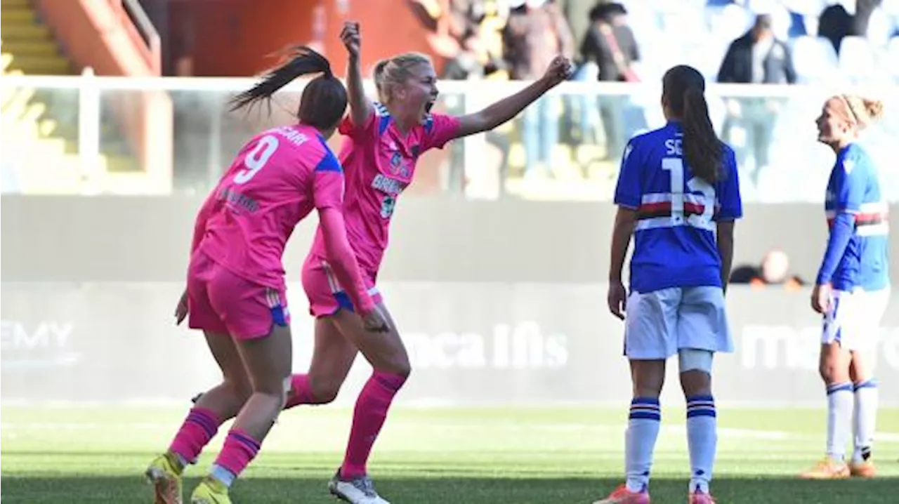 Serie A Femminile, Sampdoria ancora al palo: il Como passa per 2-1 in Liguria