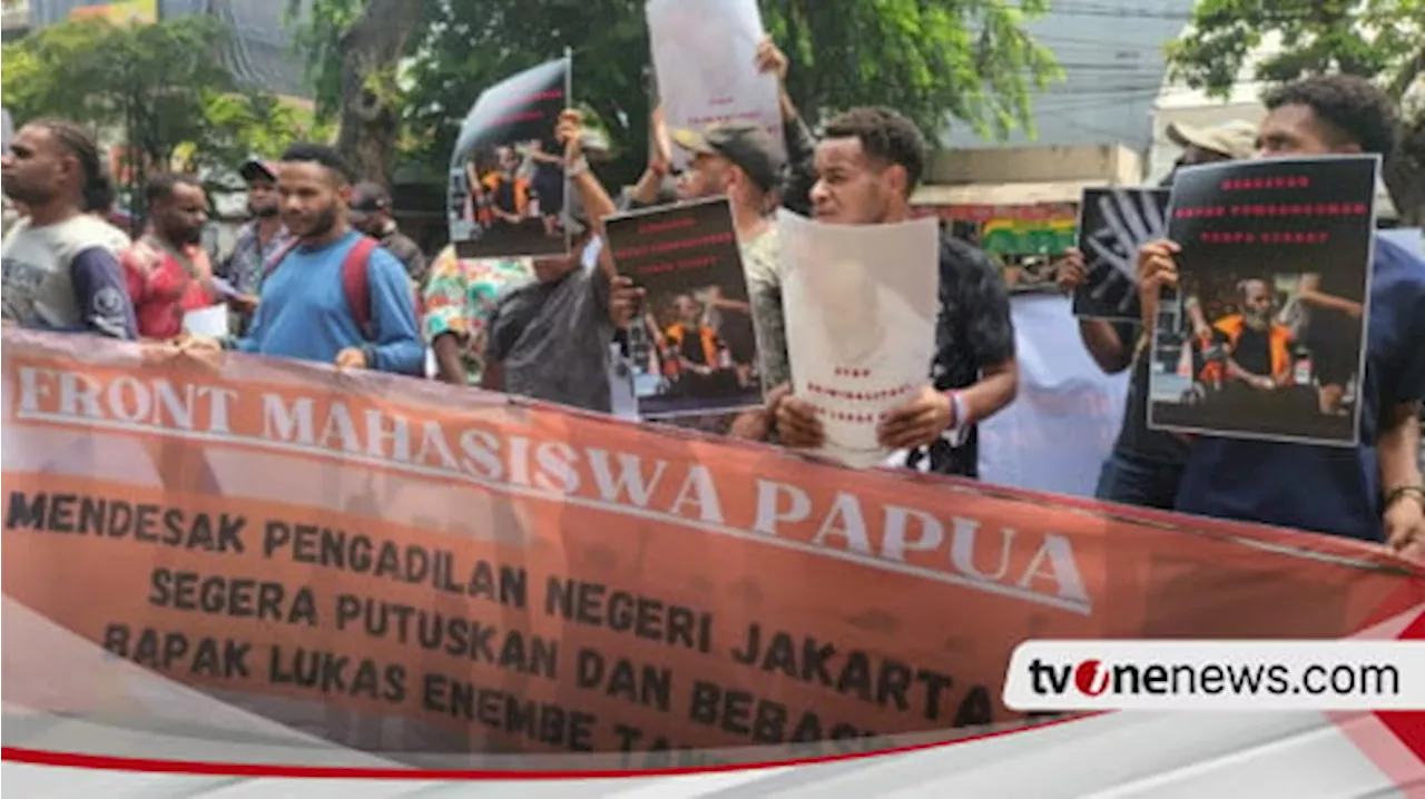 Mahasiswa Desak Lukas Enembe Dibebaskan: Jasa Dia Banyak