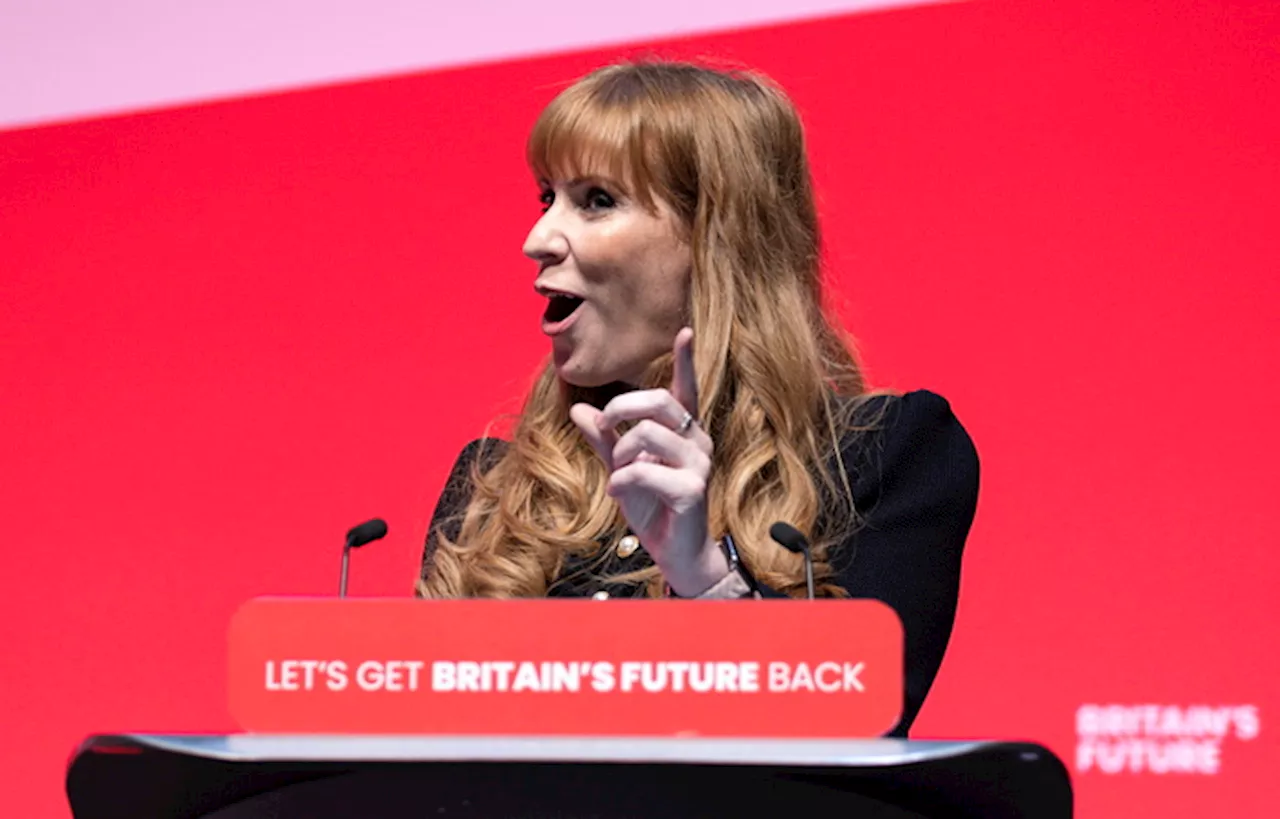 La vice leader del partito laburista Angela Rayner