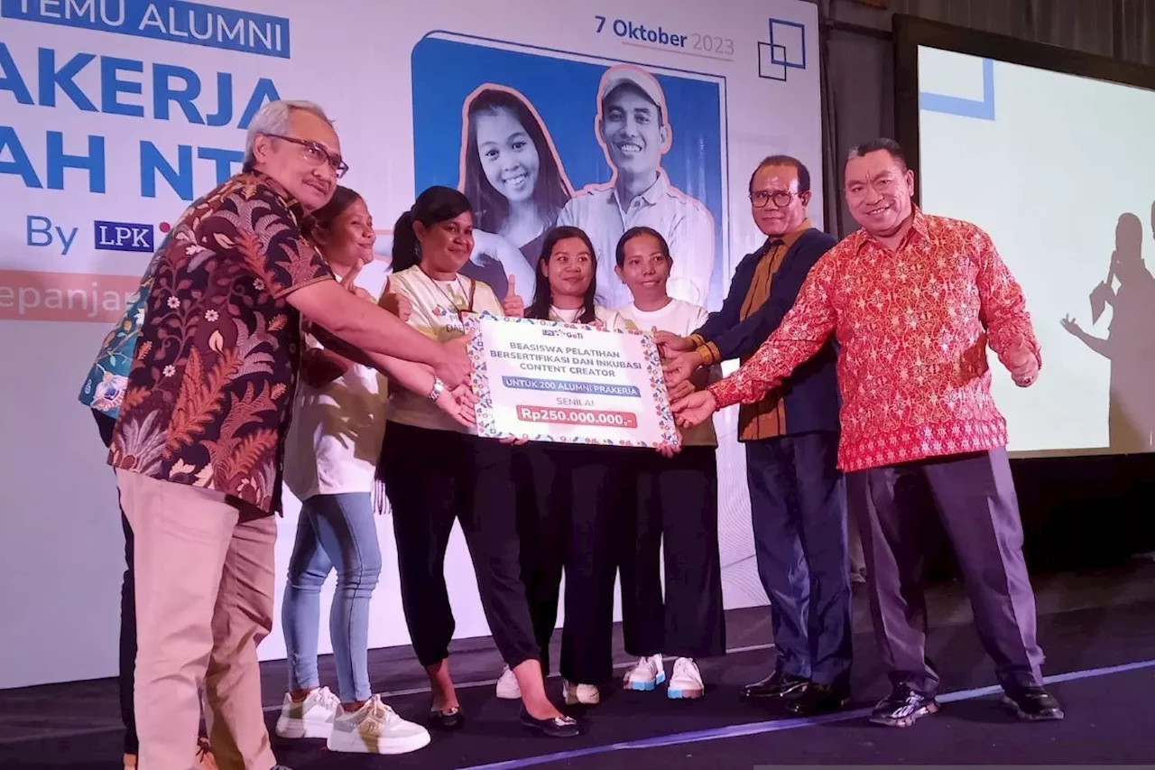 200 alumni prakerja NTT terima beasiswa LPK GeTI Incubator