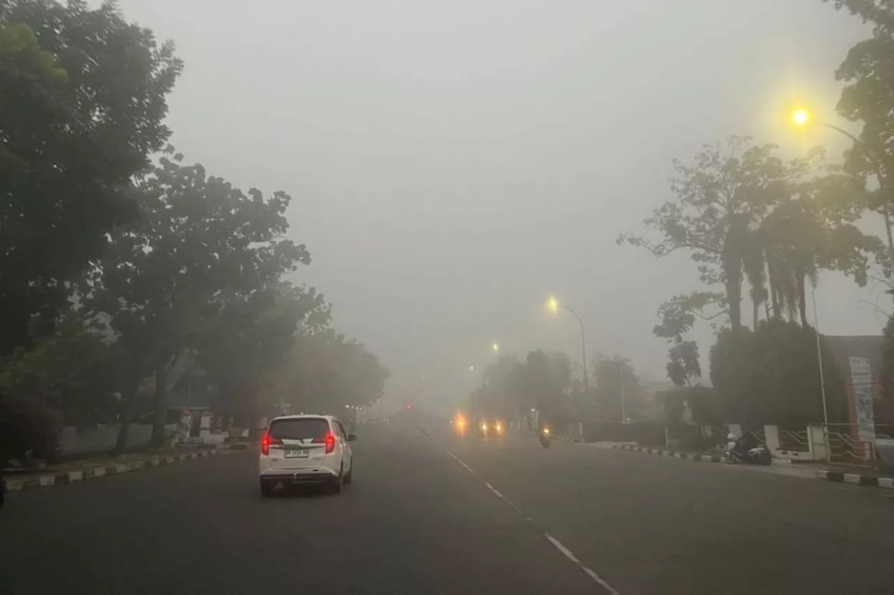 Penerbangan di Bandara Pekanbaru lancar meski sempat ada kabut asap