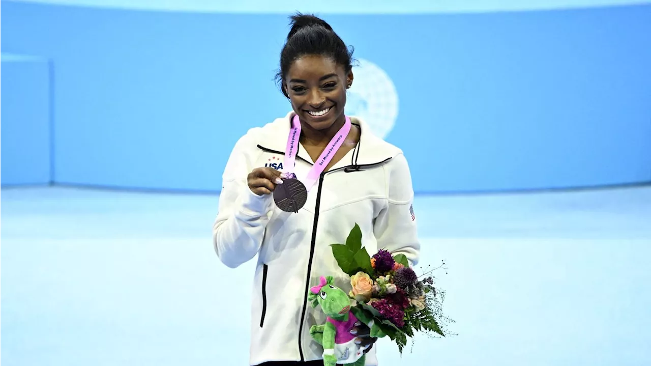 In photos: Simone Biles wraps up world championships with 4 gold medals