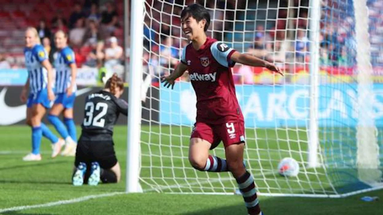 Skinner lands first win as West Ham beat Brighton