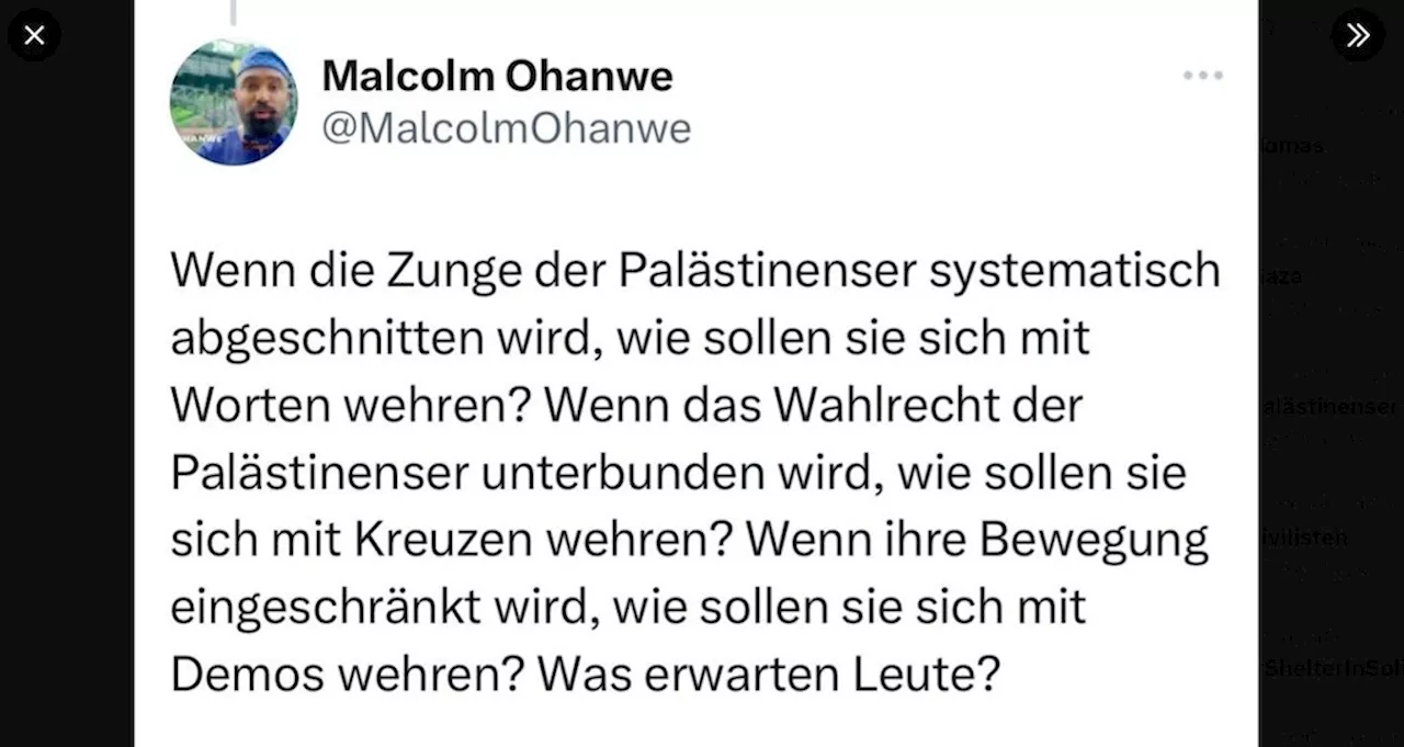 Tweet nach Großangriff der Hamas gegen Israel: Bayerischer Rundfunk trennt sich von Malcolm Ohanwe