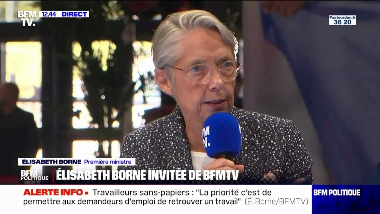 Élisabeth Borne: 'Je vous confirme que j'ai aussi de l'ambition, de l'ambition pour mon pays'