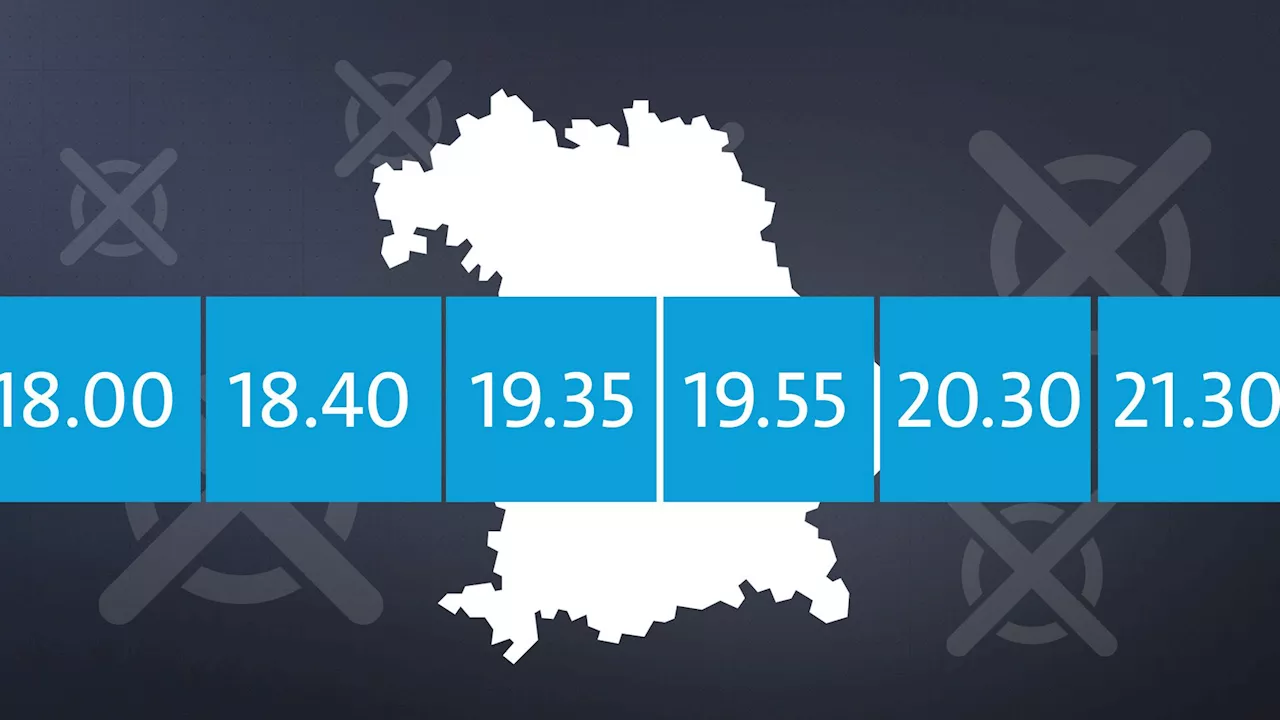 Landtagswahl in Bayern 2023: Wann kommen Hochrechnungen und Ergebnisse?