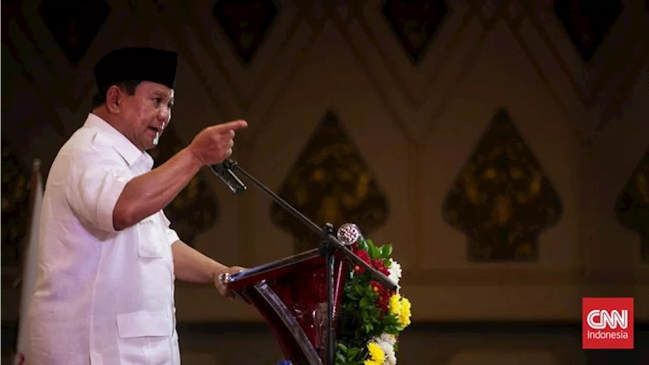 Prabowo: Kalau Ada yang Kasih Uang Terima Aja, Itu Uang Rakyat Juga