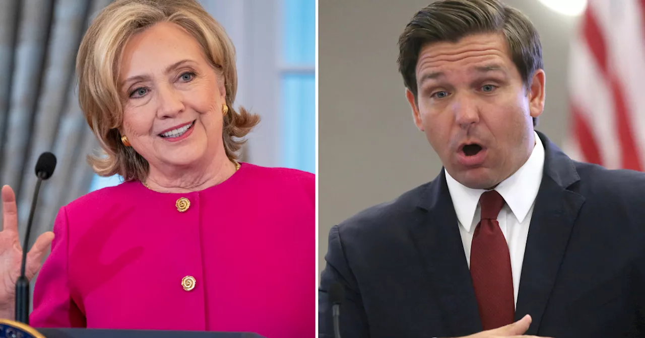 Ron DeSantis blames Hillary Clinton for political division in the country