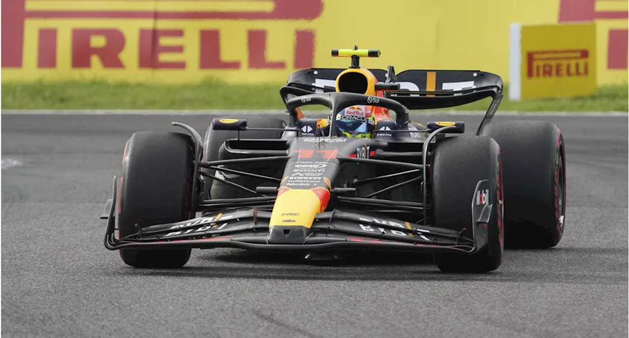 Checo Pérez largará desde el pitlane este domingo en el GP de Qatar