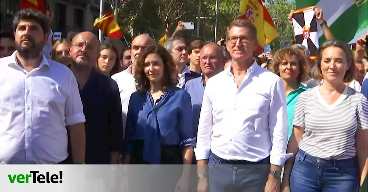 Críticas a Telemadrid por emitir un especial de la manifestación de Barcelona contra la amnistía