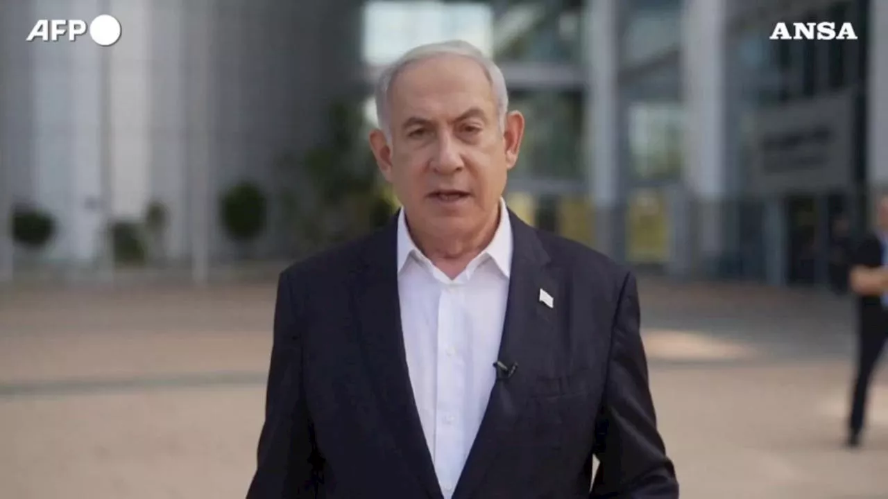 Netanyahu: 'Non è un'operazione, siamo in guerra. E la vinceremo'