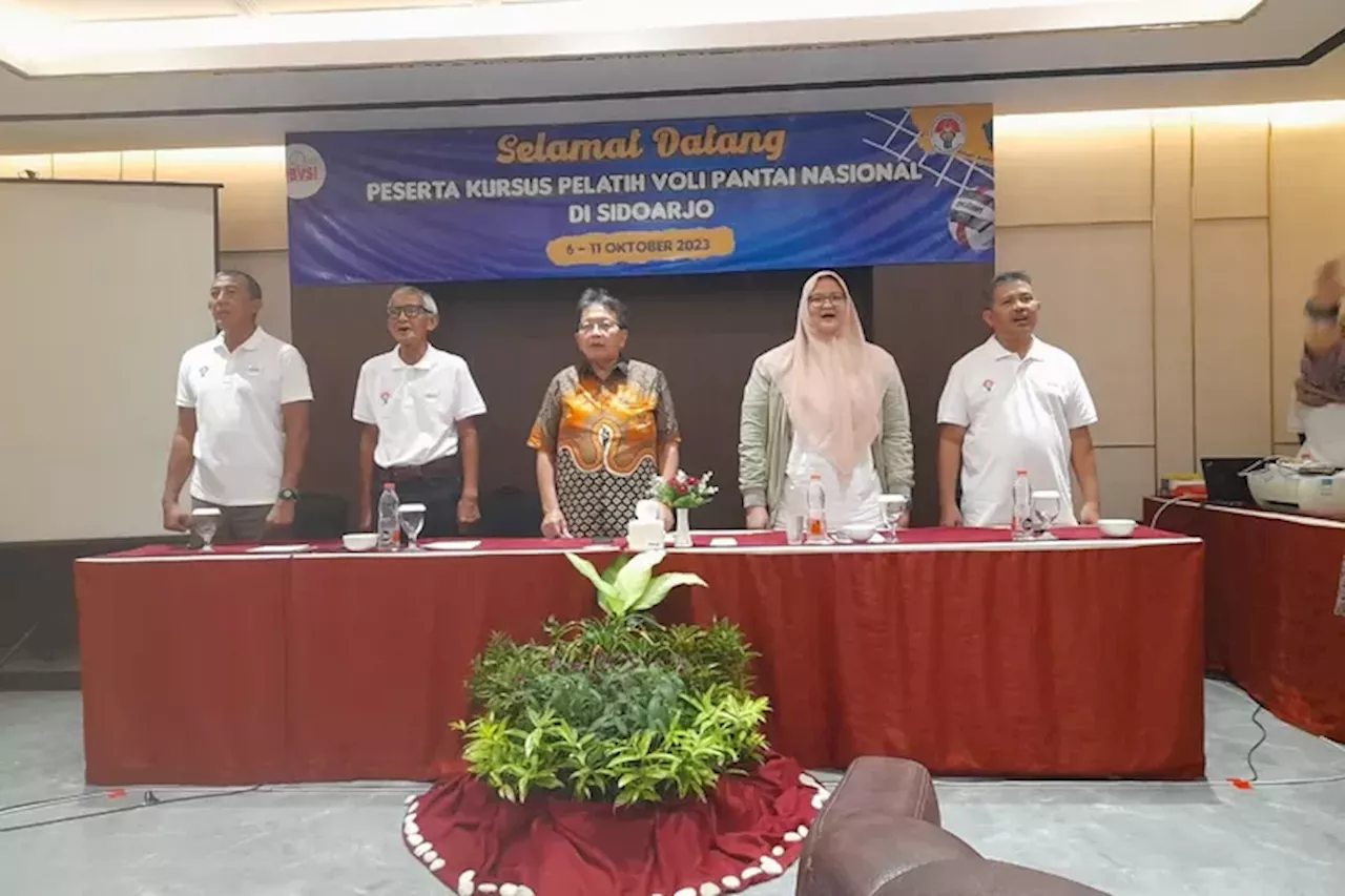 Kursus Pelatih Voli Pantai Digelar di Sidoarjo - Jawa Pos