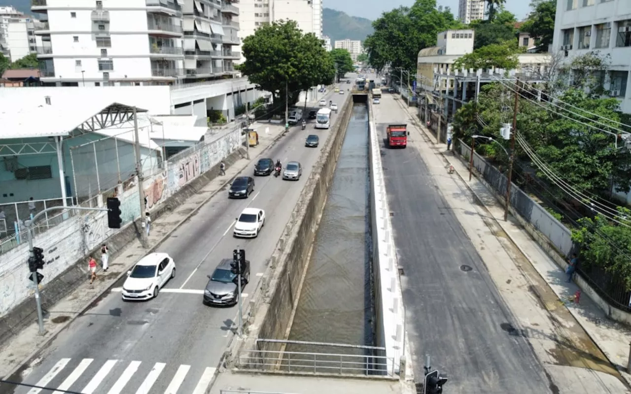 Prefeitura conclui obra de recuperação das margens do Rio Joana, em Vila Isabel