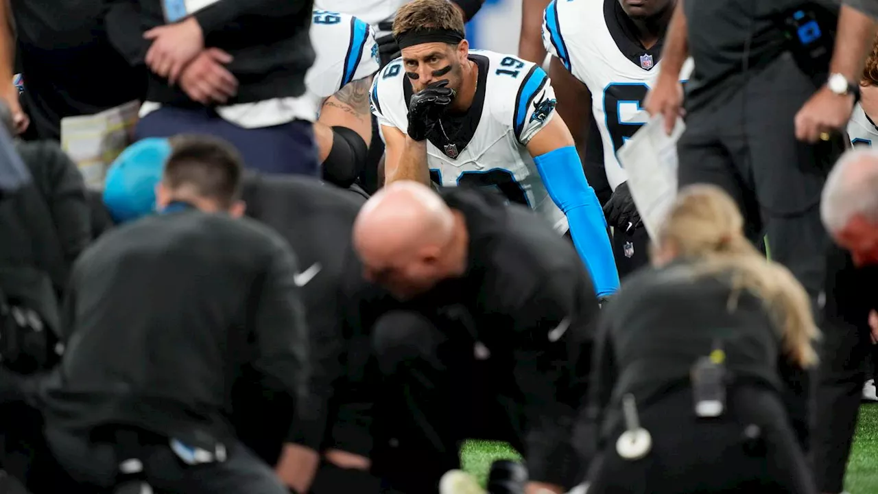 Panthers rookie Chandler Zavala hospitalized with neck injury after scary injury in Detroit