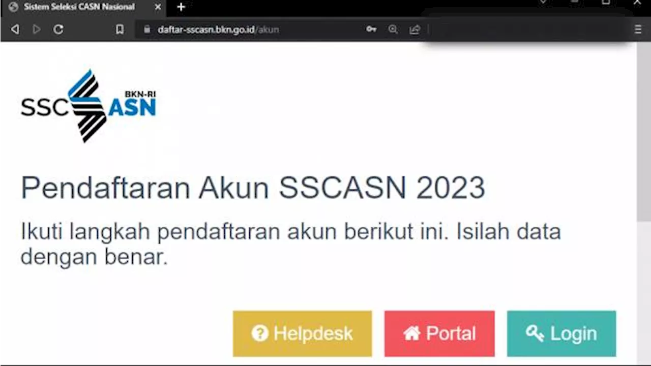 Cara Resume CPNS 2023, Akhiri Pendaftaran dan Cetak Kartu di sscasn.bkn.go.id, Ditutup Besok