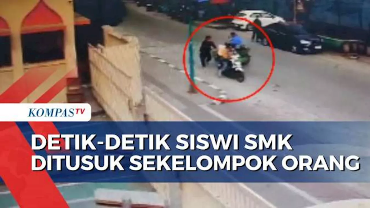 Terekam CCTV, Aksi Sekelompok Anak di Bawah Umur Tusuk Siswi SMK di Padang