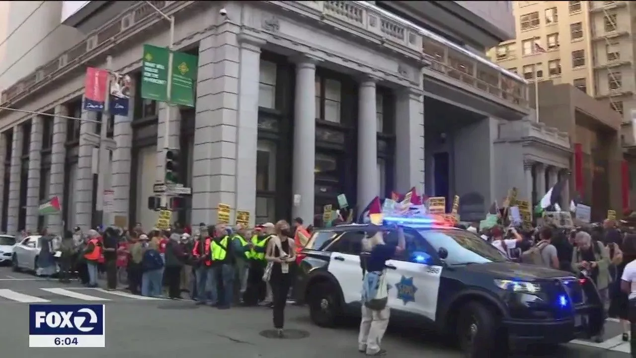 Prayers and protests in San Francisco over terror attacks on Israel