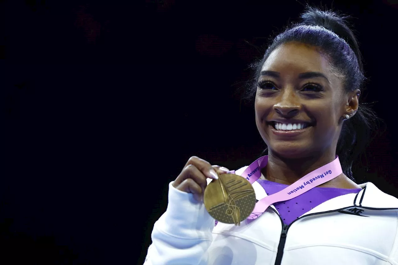 Mondiaux de gym: Simone Biles brille encore et s'offre deux nouveaux titres