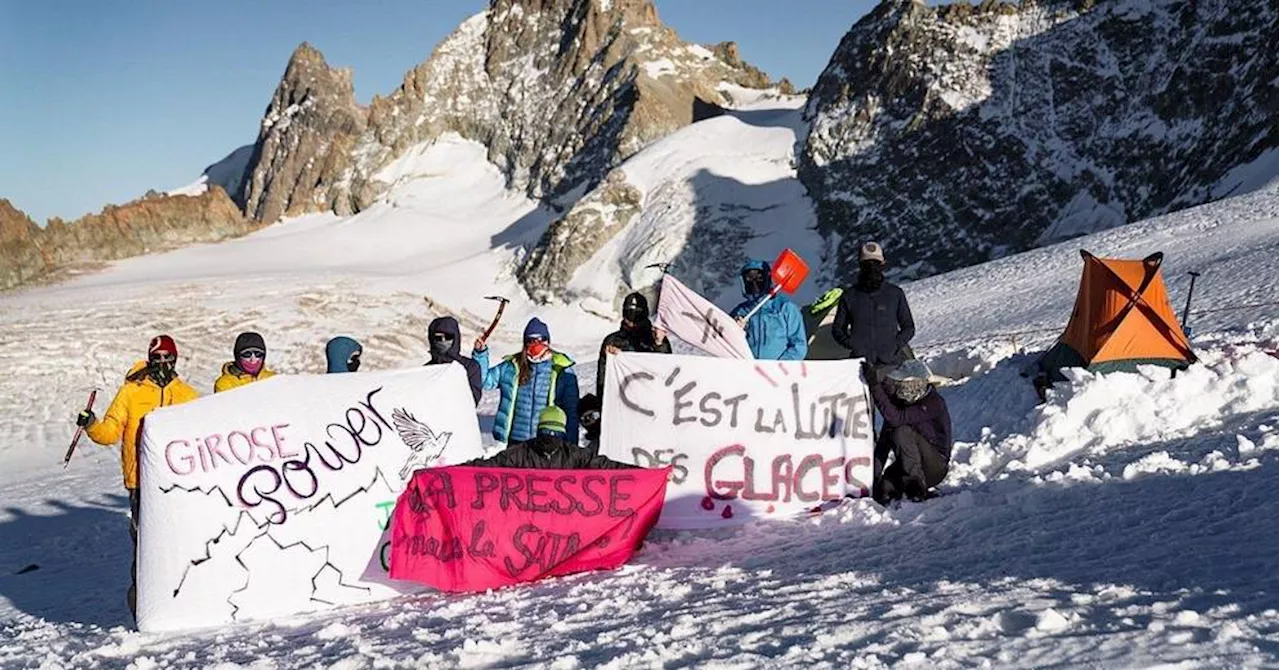 Hautes-Alpes : des militants écologistes occupent un chantier sur un glacier à 3 500 m d’altitude