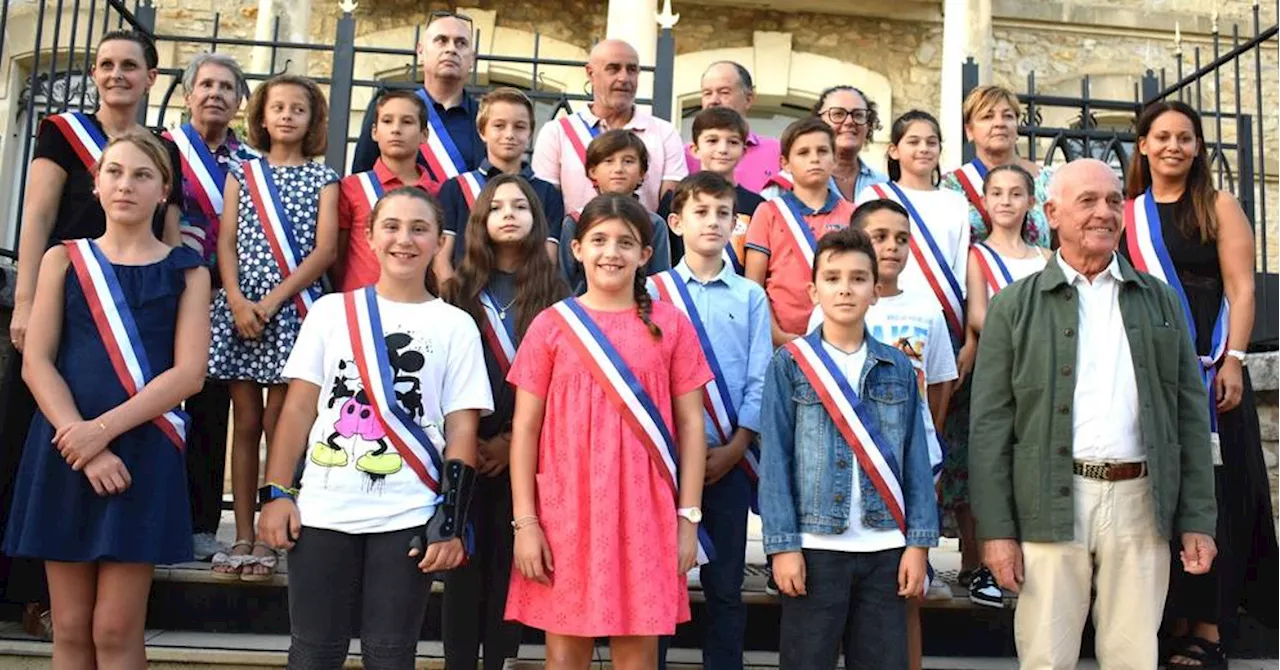 Lançon-Provence : les jeunes élus du conseil municipal des jeunes ont reçu leur écharpe