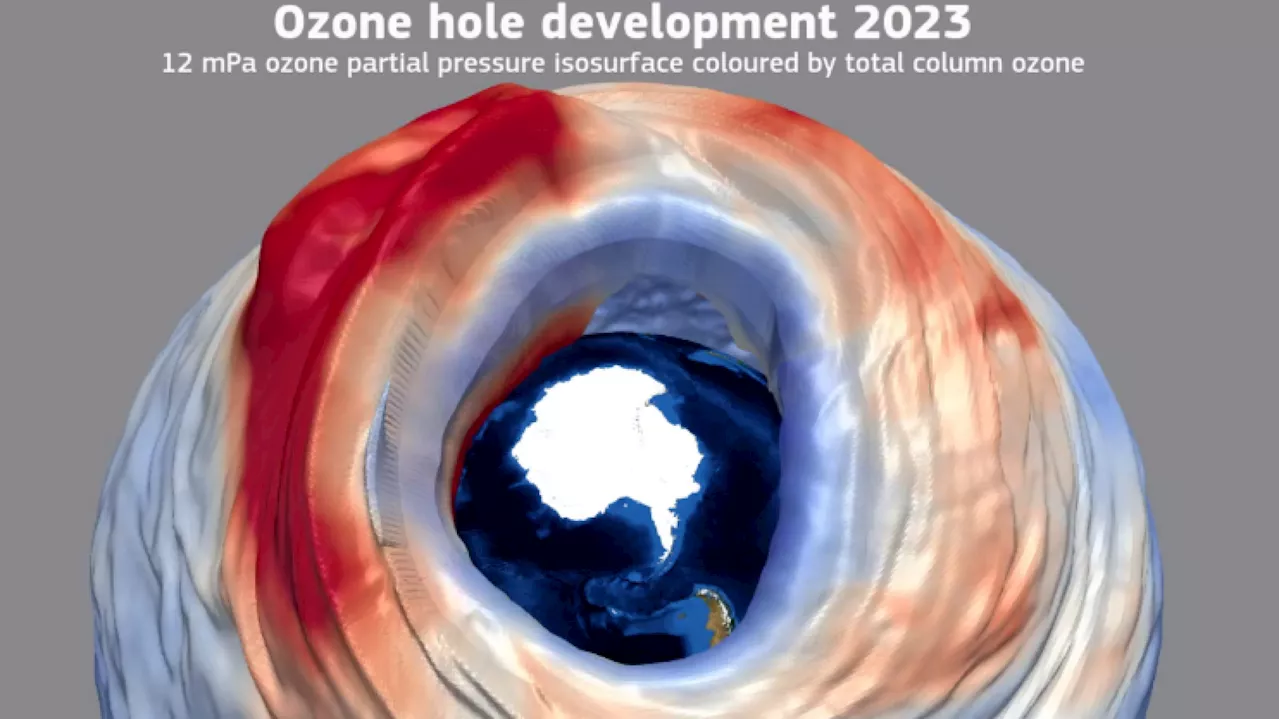 Le trou dans la couche d’ozone au-dessus de l’Antarctique mesure trois fois le Brésil en 2023