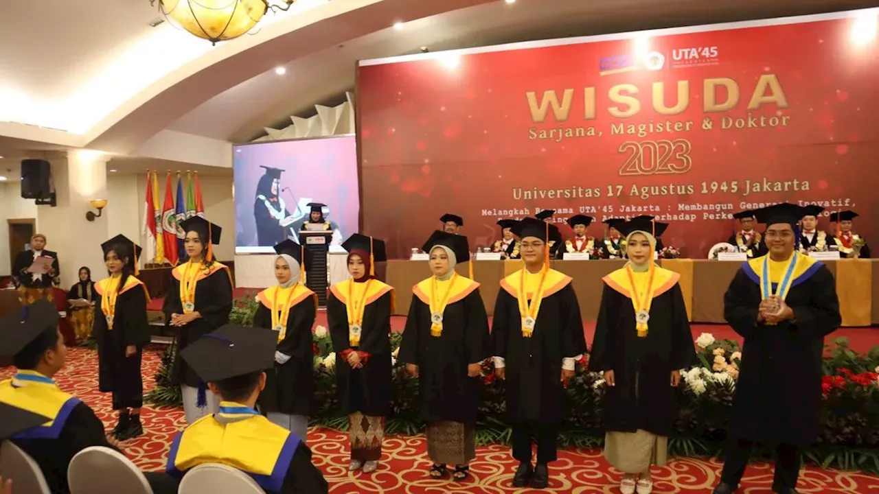 Lepas 249 Wisudawan, Rektor UTA\u201945 Jakarta Yakin Lulusan Mampu ...