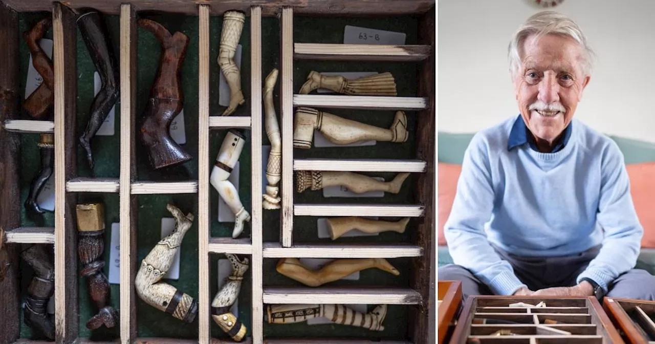 Grandad hopes to break record with collection of tiny legs