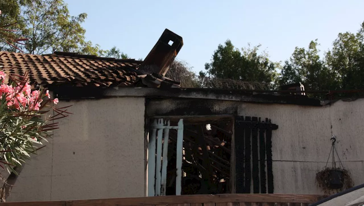 Une maison détruite par un incendie à Pont-Saint-Esprit, les cinq habitants sains et saufs