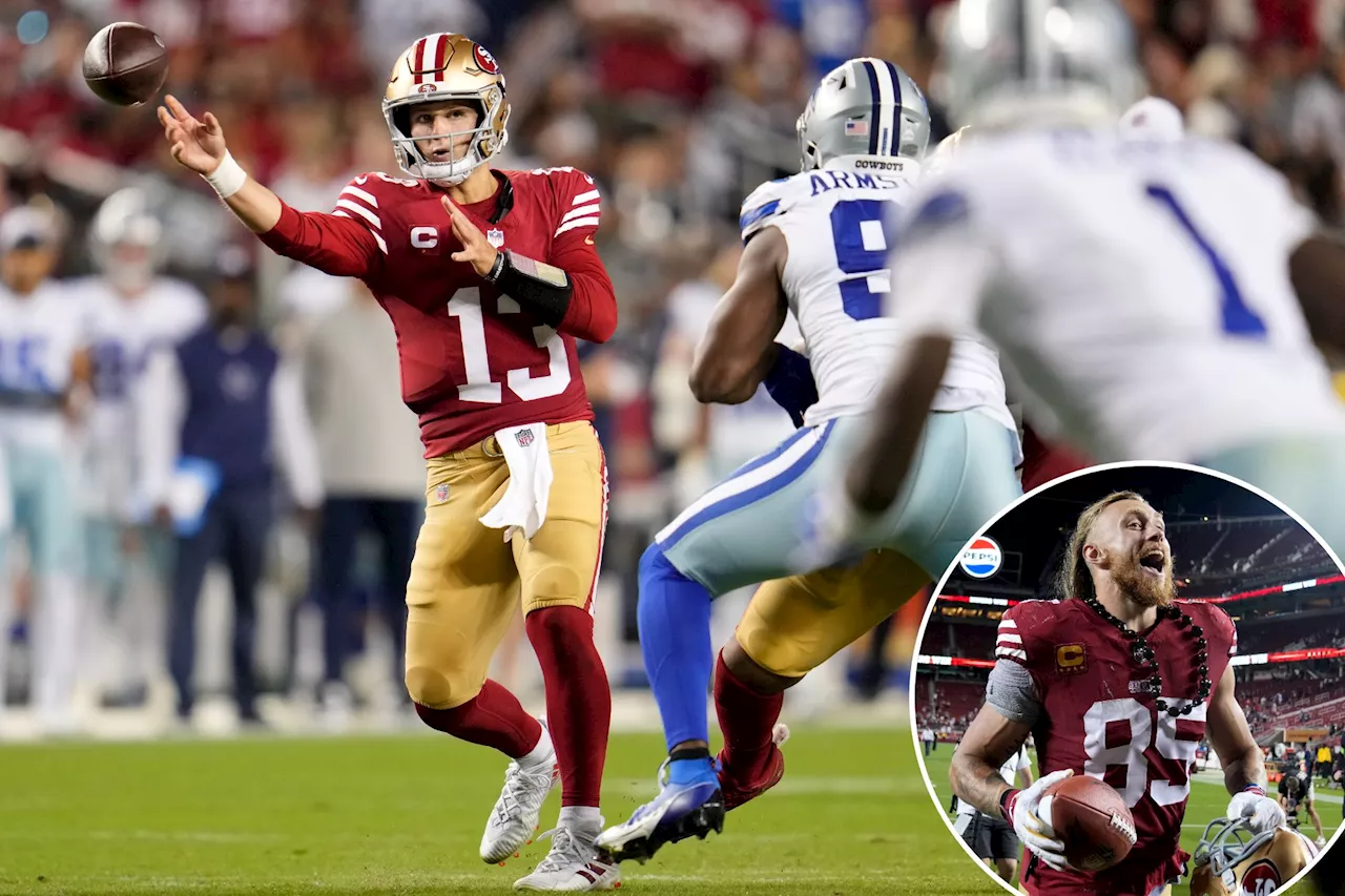 Brock Purdy, George Kittle pick apart Cowboys in 49ers' domination