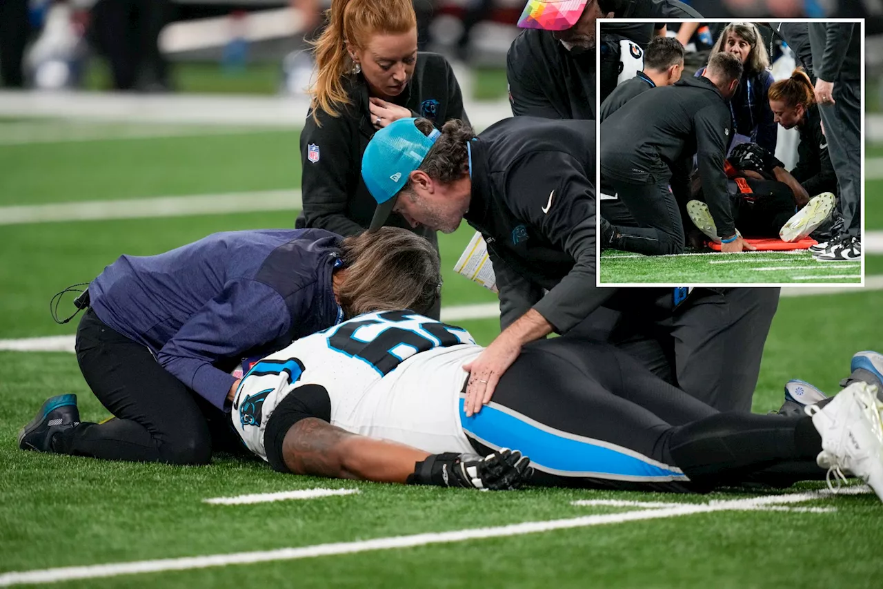 Panthers' Chandler Zavala taken to hospital with neck injury after scary scene