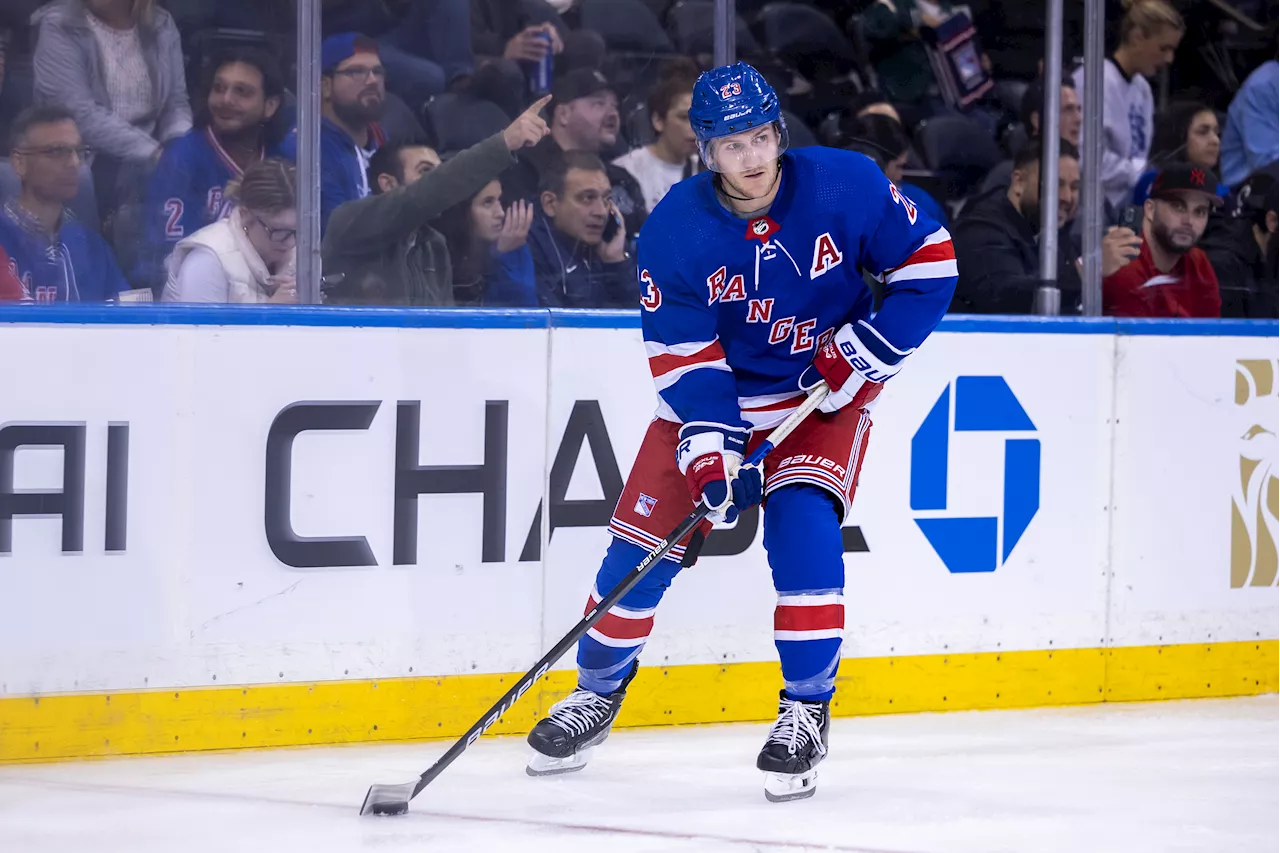 Rangers adding Adam Fox as alternate captain was long time coming