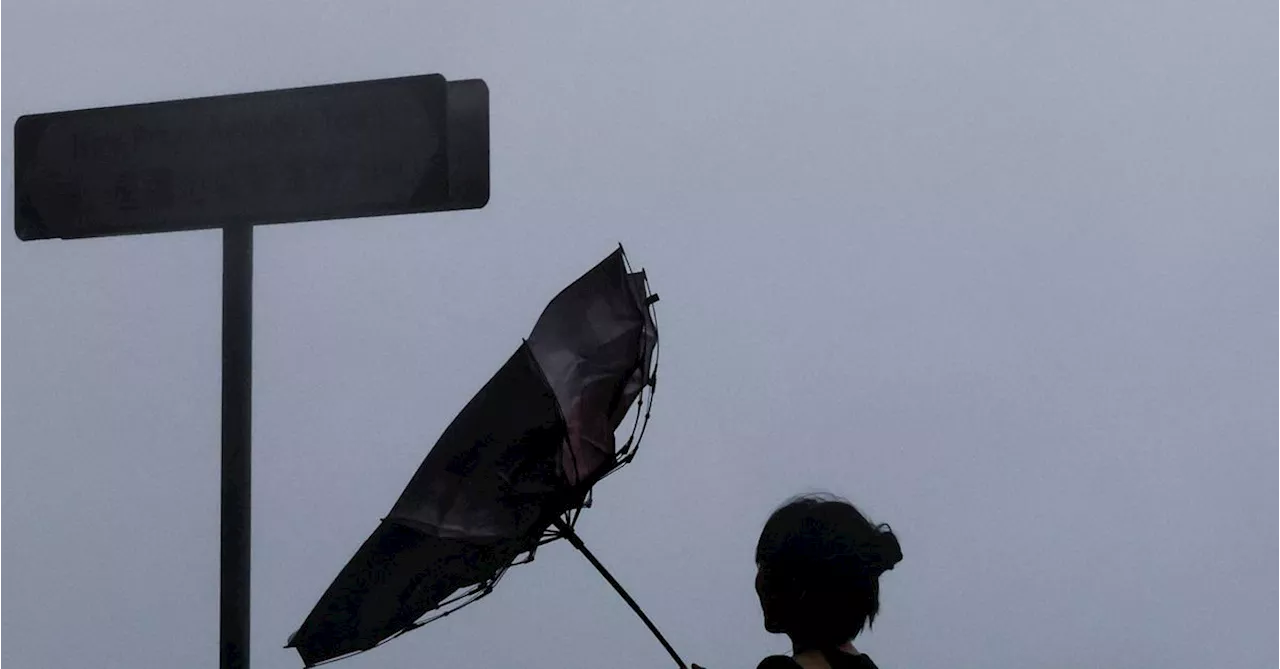 Remnants of Typhoon Koinu bring floods to Hong Kong