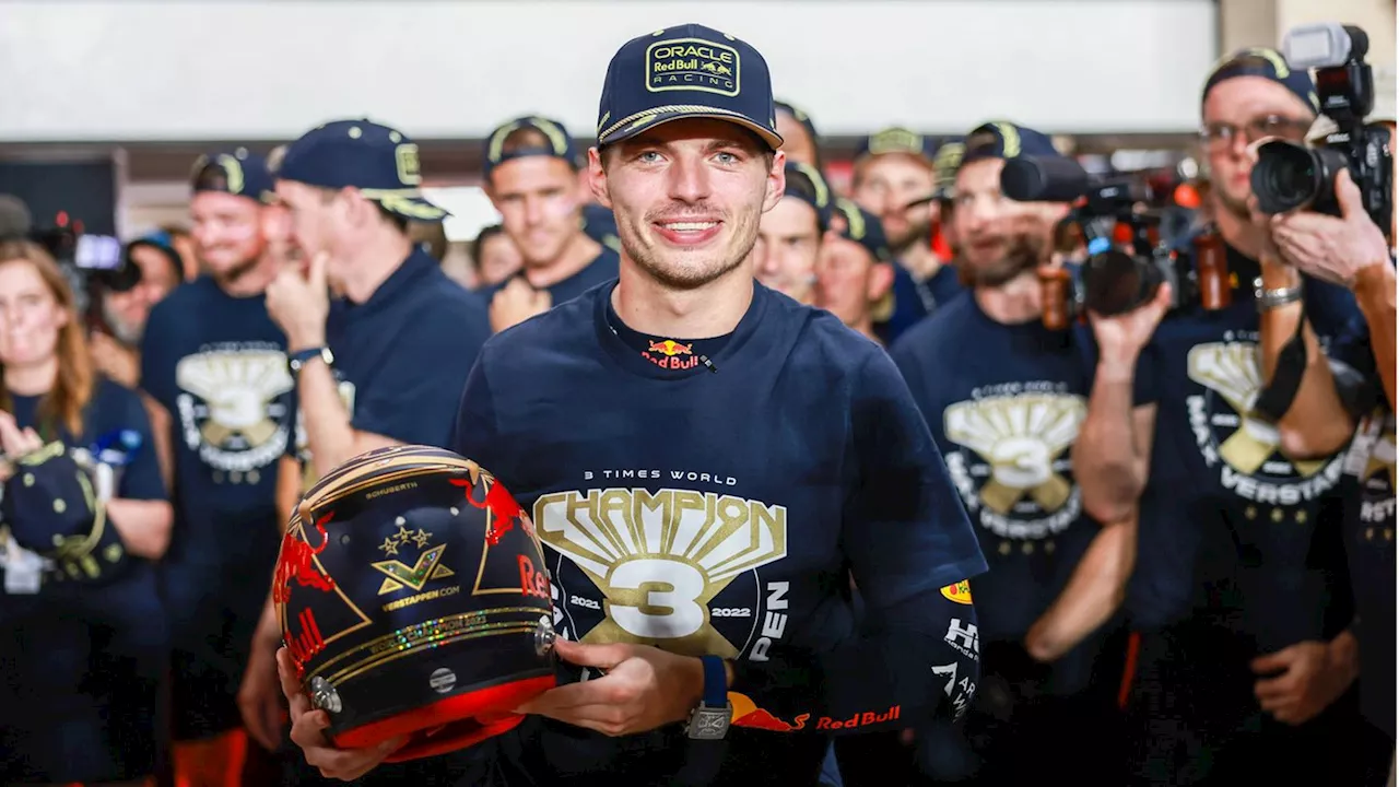 Max Verstappen ist zum dritten Mal Weltmeister in der Formel 1