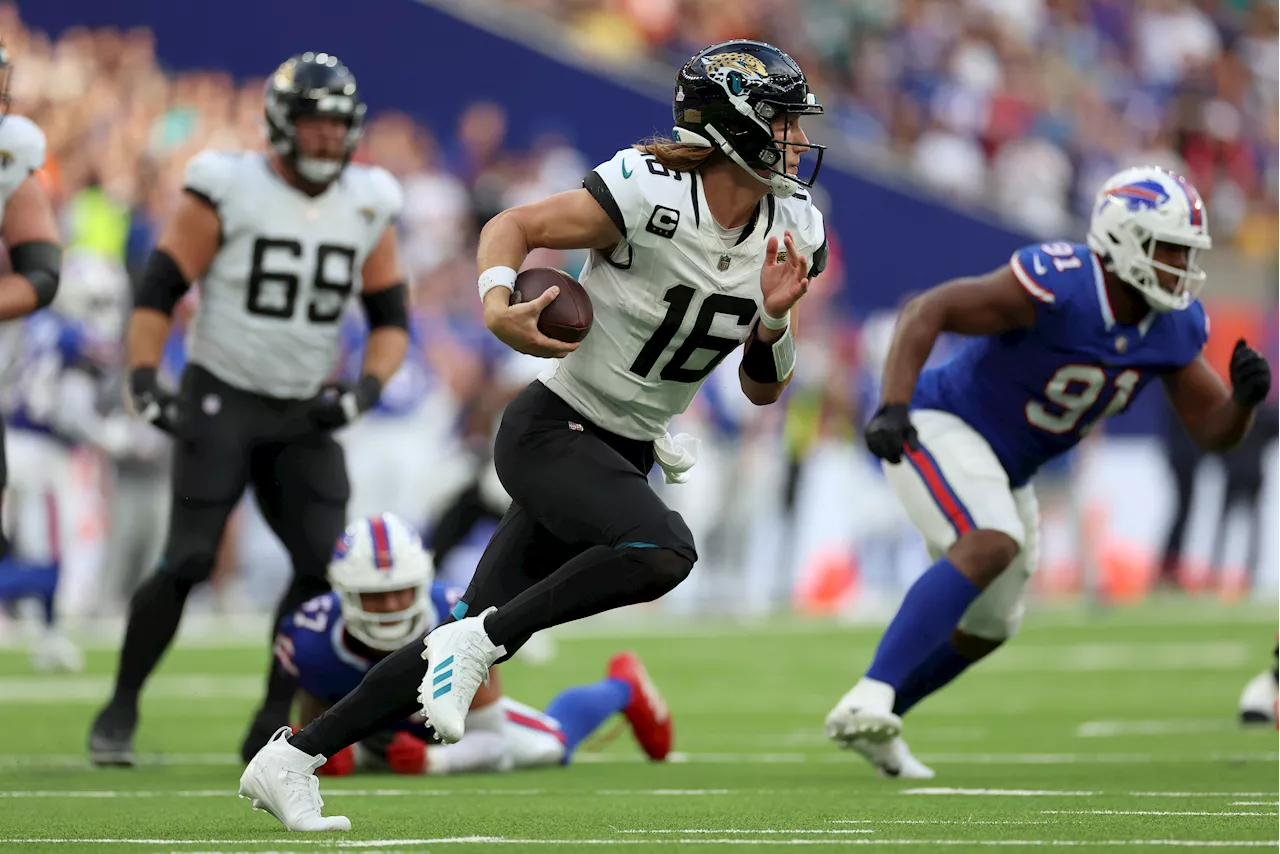 Trevor Lawrence silences Bills Mafia as Jaguars get another London win in Tottenham thriller...