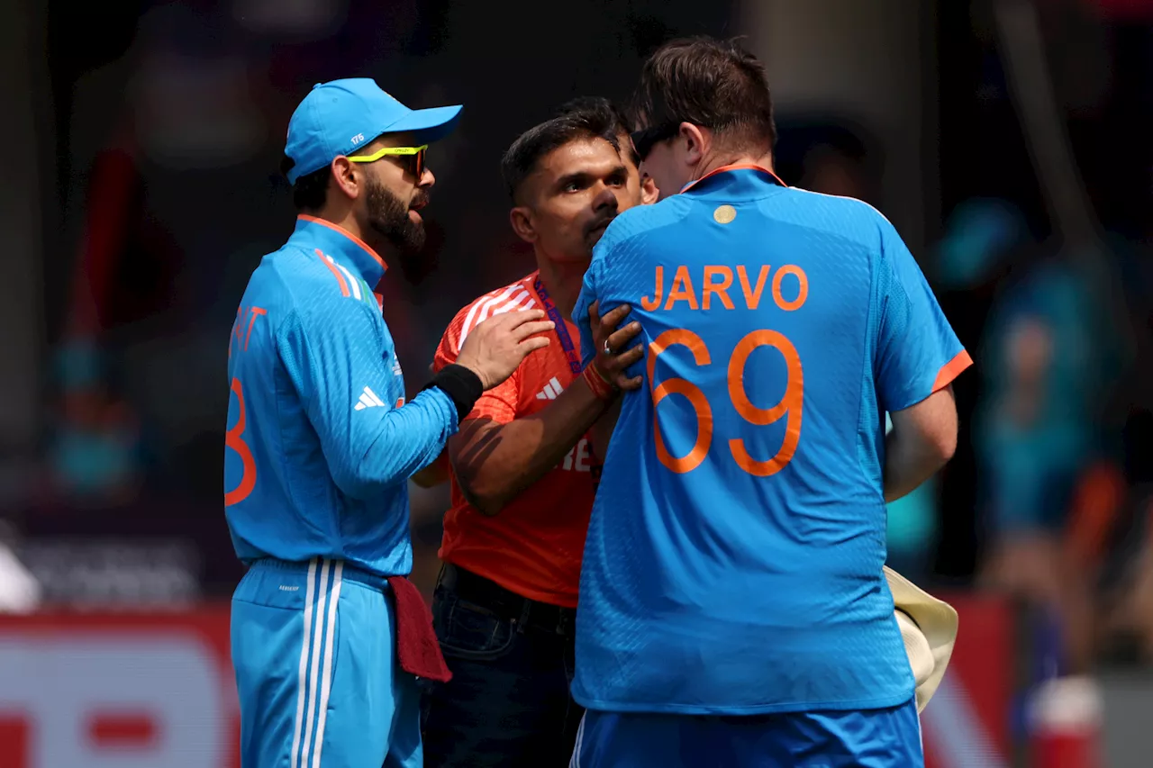 Virat Kohli confronts notorious pitch invader ‘Jarvo’ for disrupting India vs Australia Cricket World Cup m...