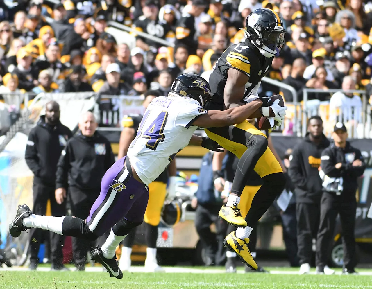 George Pickens sets career high in receiving yards as Steelers come back to defeat Ravens