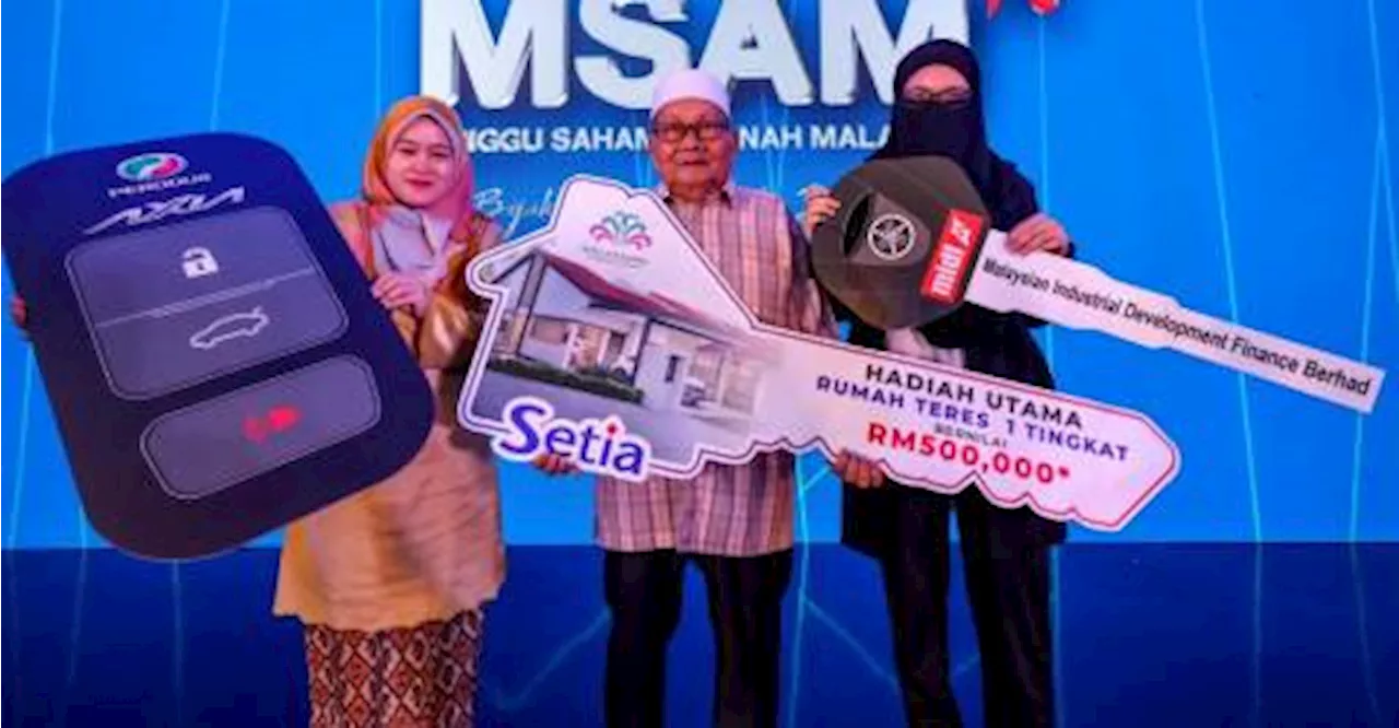 MSAM 2023: Lucky senior citizen wins a RM500,000 house