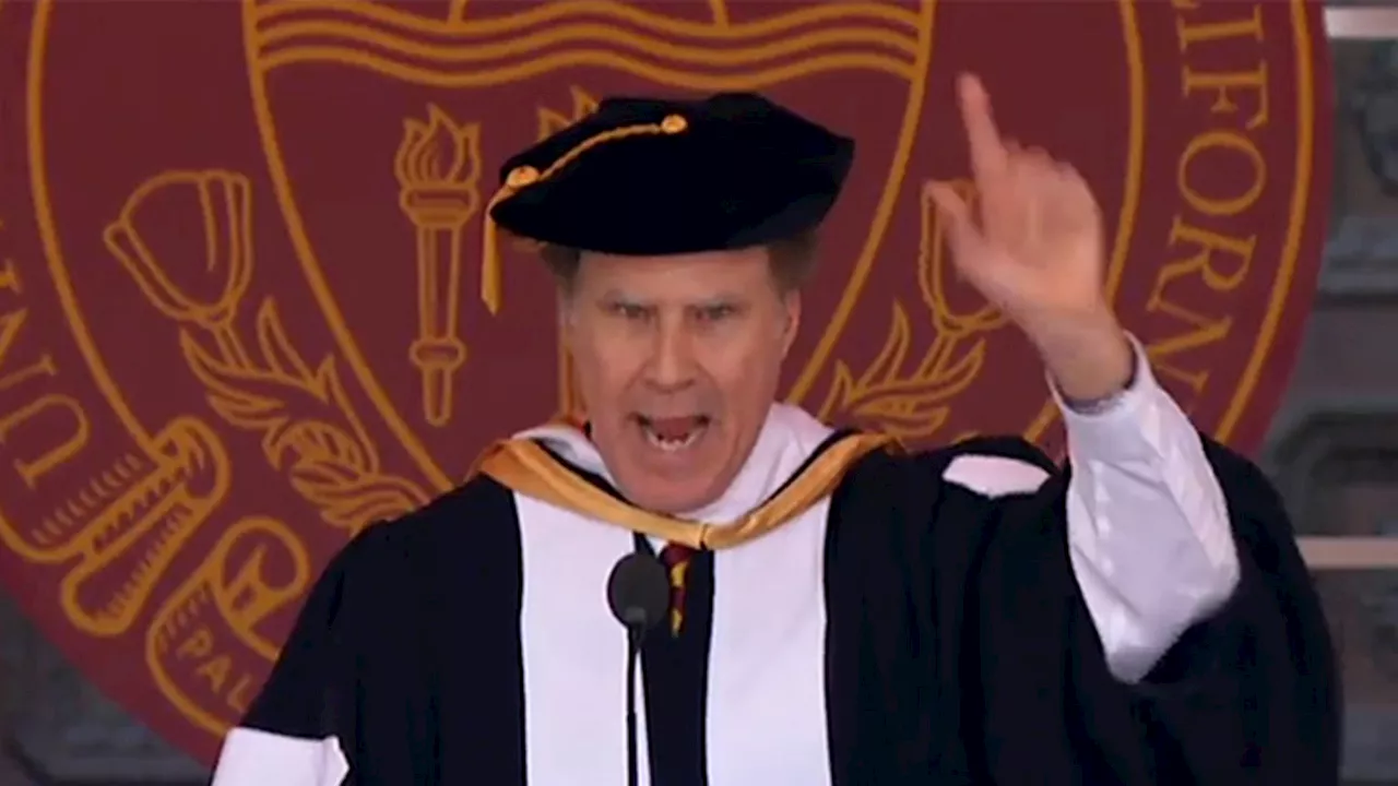 Will Ferrell Delivers Hilarious Commencement Speech at USC