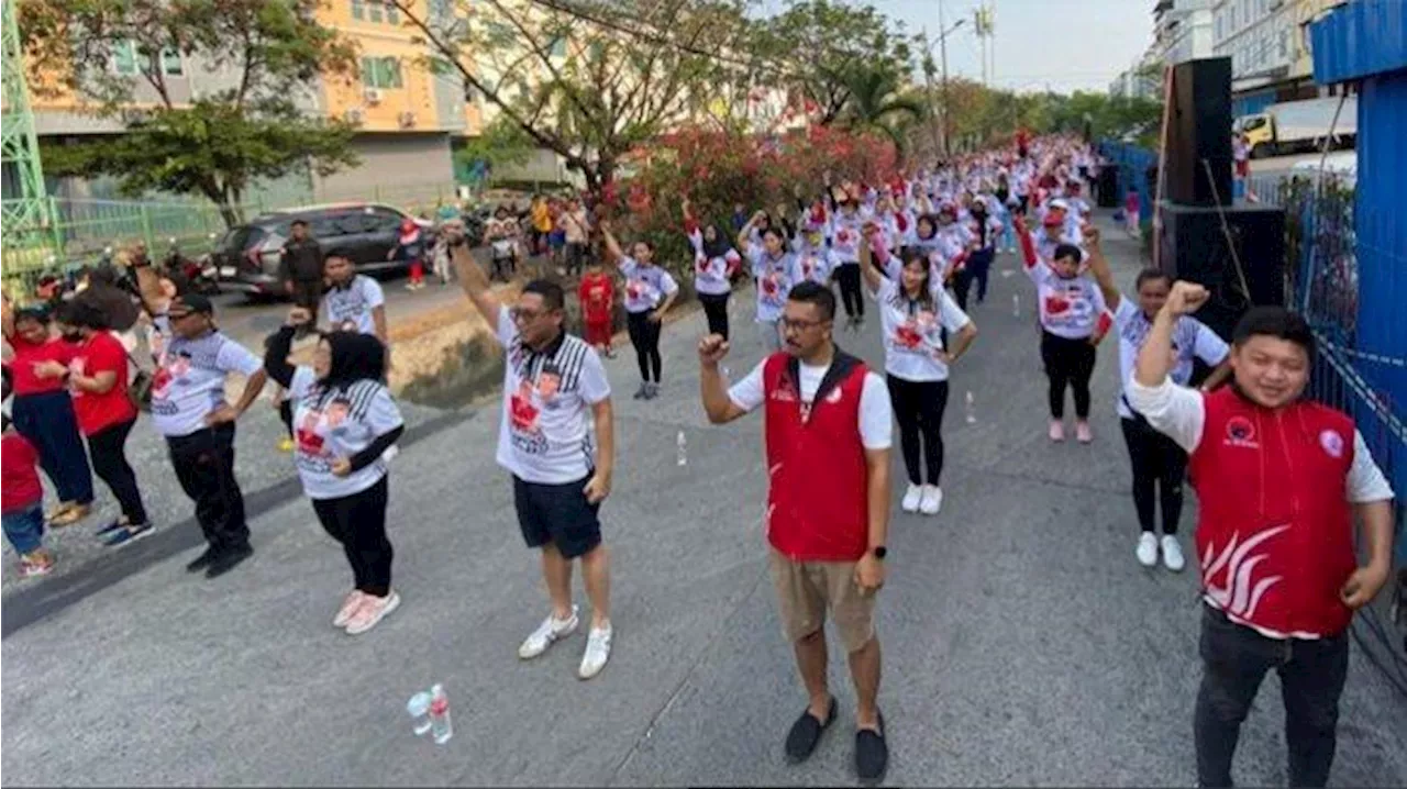 Taruna Merah Putih Gelar Senam Sicita, Ajak Warga Hadiri Acara Panggung Gue Ganjar Pekan Depan