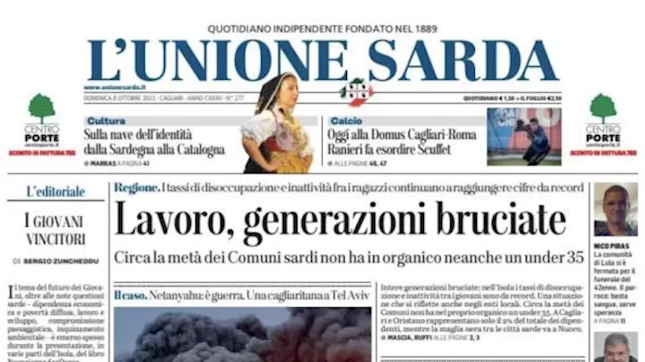 L'Unione Sarda: 'Oggi alla Domus Cagliari-Roma, Ranieri fa esordire Scuffet'