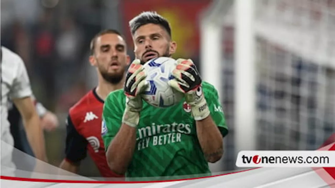 Ganti Peran dari Stiker Jadi Kiper, Olivier Giroud Mampu Pertahankan Clean Sheet