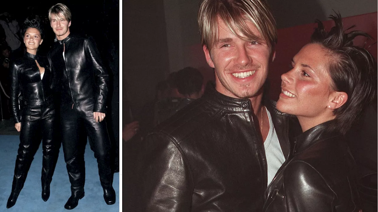 Victoria y David Beckham llevaron en 1999 pantalones de cuero que vuelven en Otoño-Invierno 2023