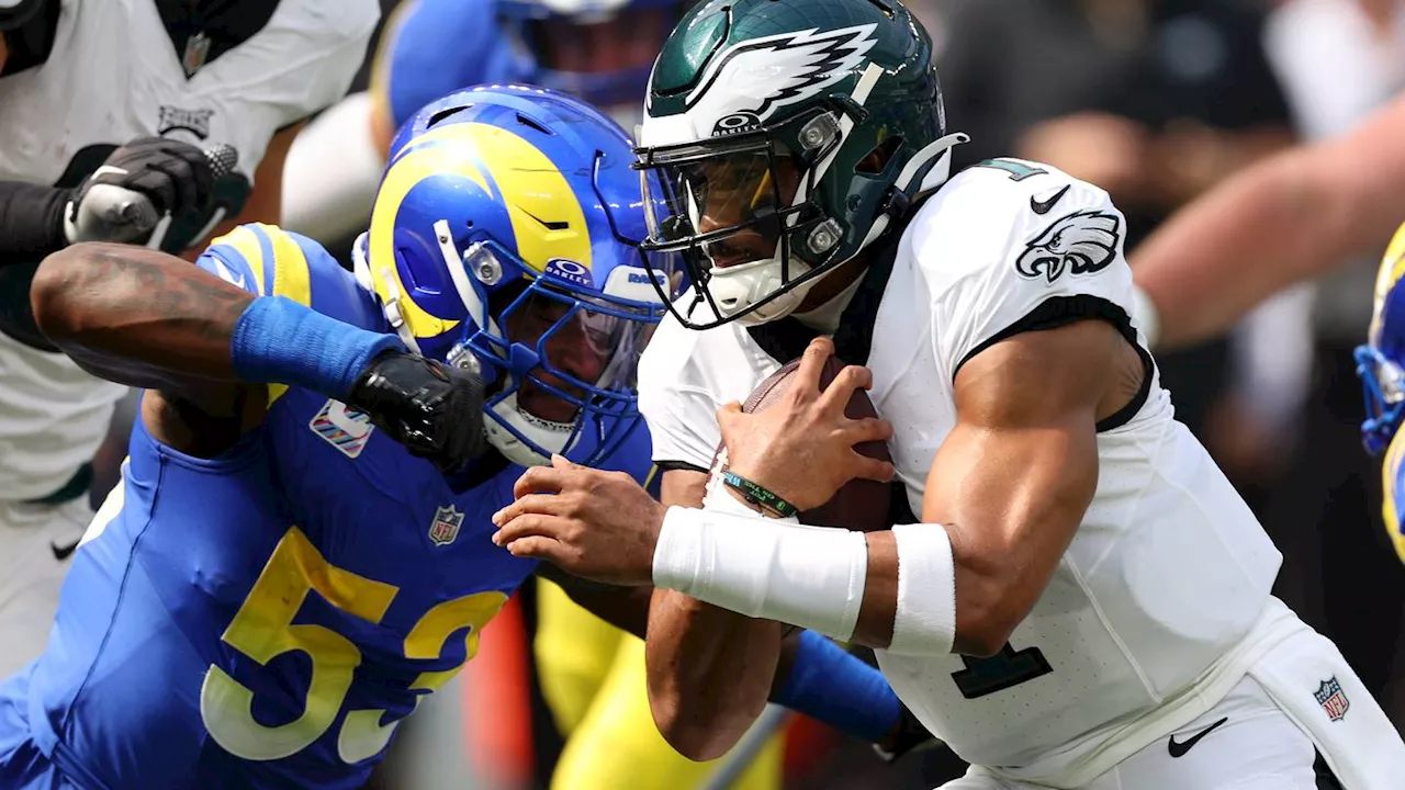 Eagles stay unbeaten behind Jalen Hurts despite Cooper Kupp's strong Rams return