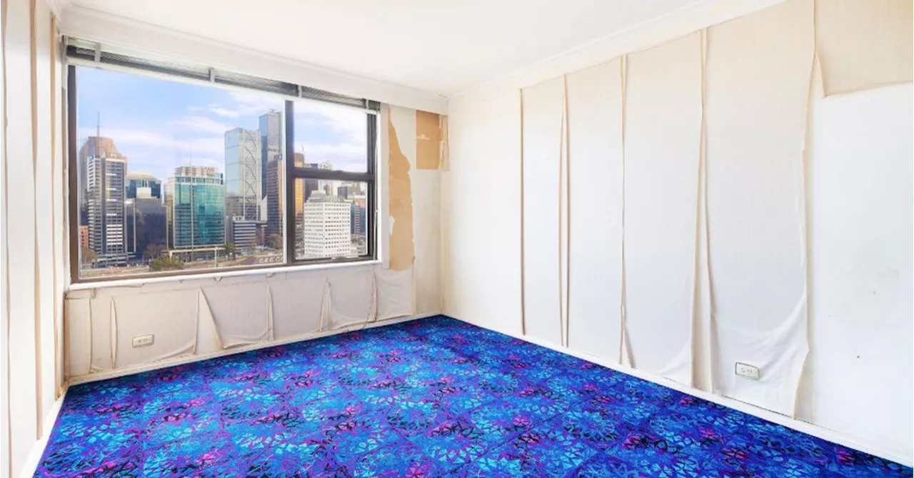 Sydney Harbour apartment with peeling wallpaper sells for almost $2.5m