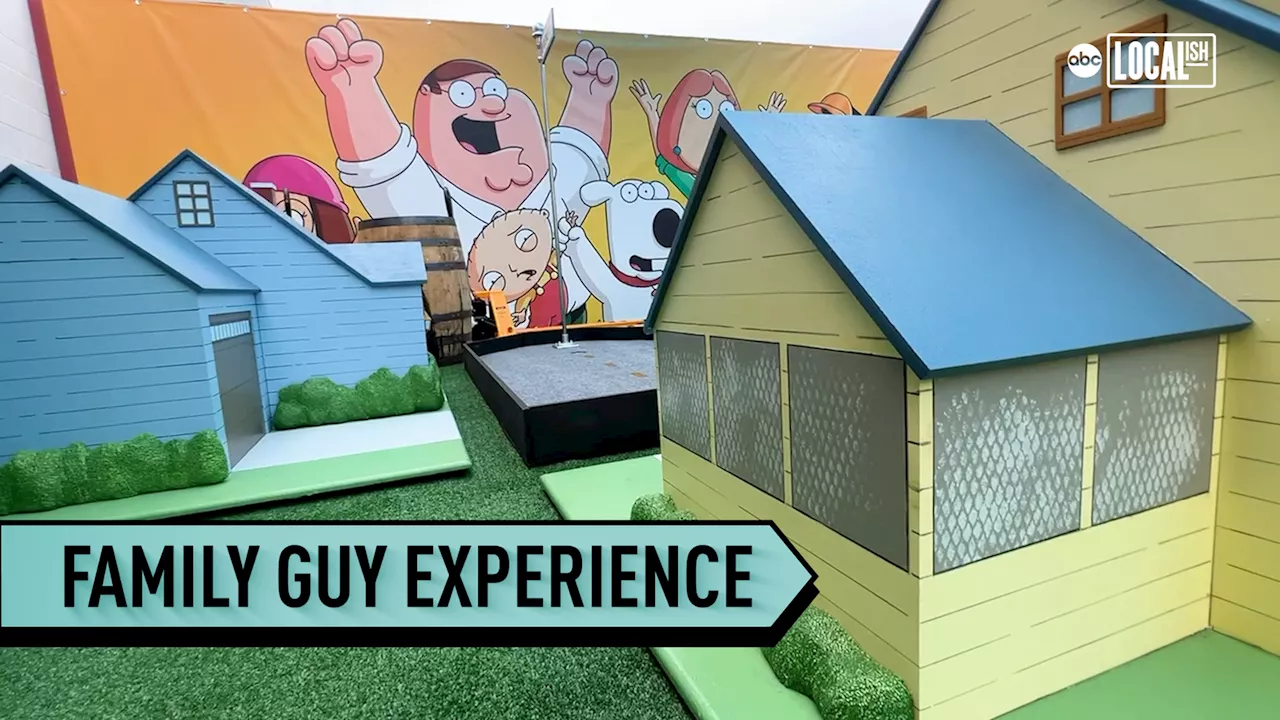 Family Guy Experience with putt-putt course and scene replicas are the ultimate show tribute